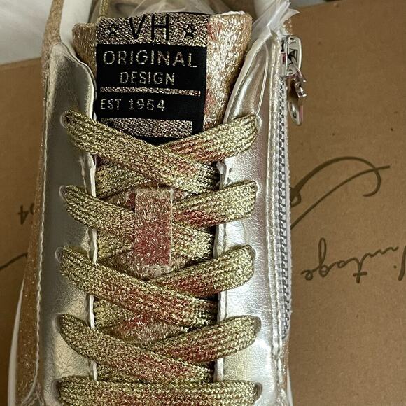 Vintage Havana NEW Adalene Rose Gold Glitter Womens Size 8 Kids Size 7 Fashion - Picture 2 of 7